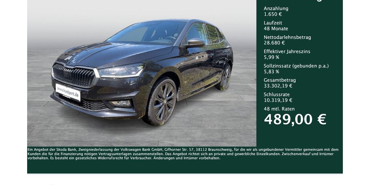 Skoda Fabia 62.454 km 20.580 &euro; Dortmund 44269