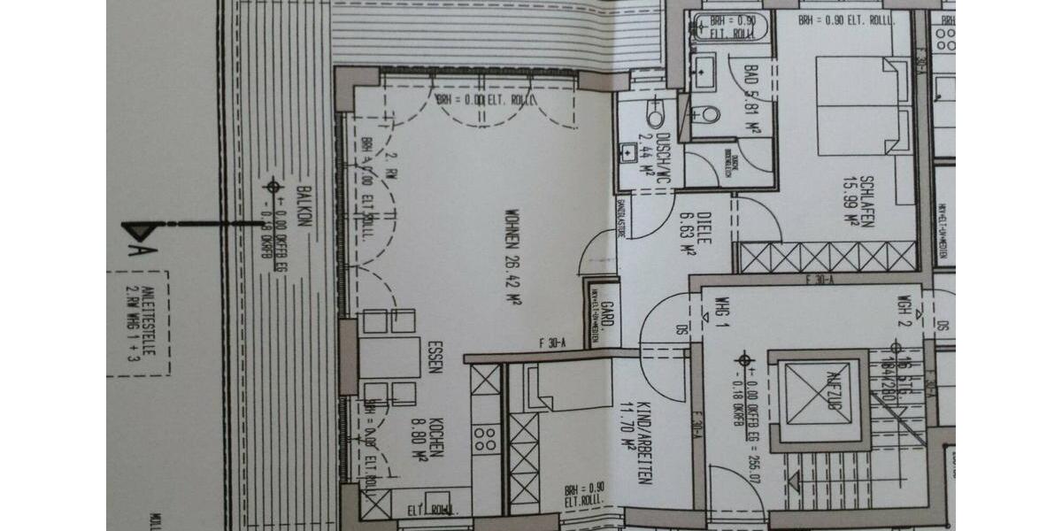 Terrassenwohnung Wuppertal Eckbusch - 3 Zimmer, 86 m&sup2;, 1.290&euro; | Angebot:25792059