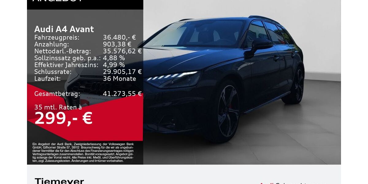 Audi A4 29.994 km 36.480 &euro; Remscheid 42897