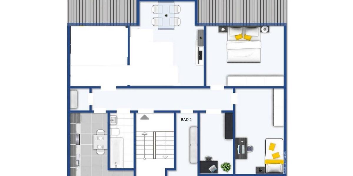 Dachgeschoßwohnung Hagen - 4.5 Zimmer, 100 m&sup2;, 730&euro; | Angebot:26699835