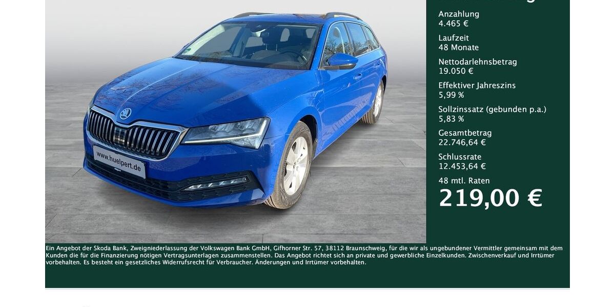 Skoda Superb 57.087 km 22.583 &euro; Dortmund 44269