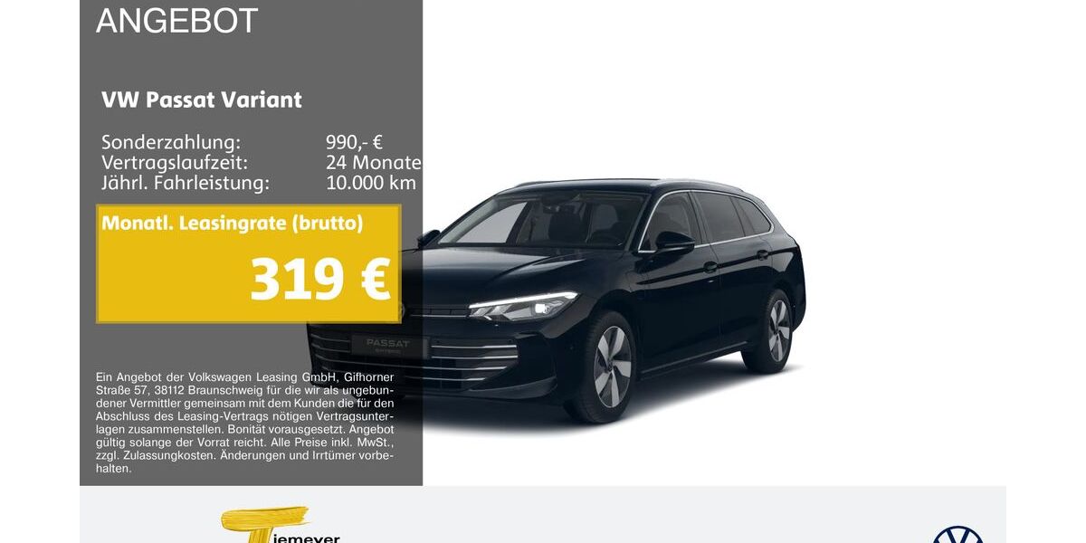 VW Passat Variant 25.149 km 34.990 &euro; Bochum 44892