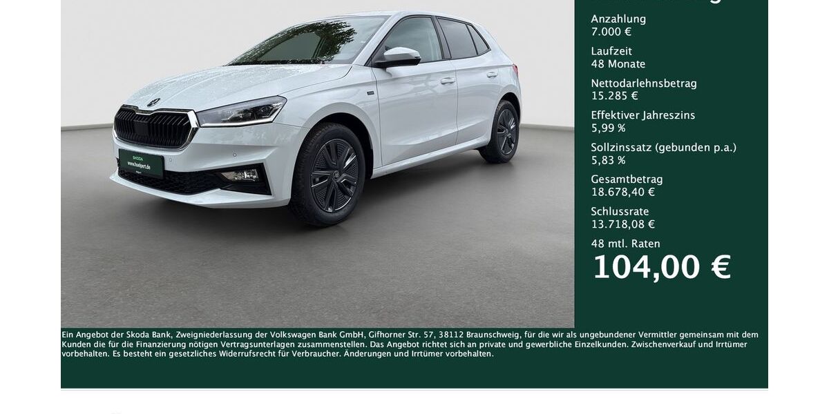 Skoda Fabia 5.373 km 21.240 &euro; Dortmund 44269