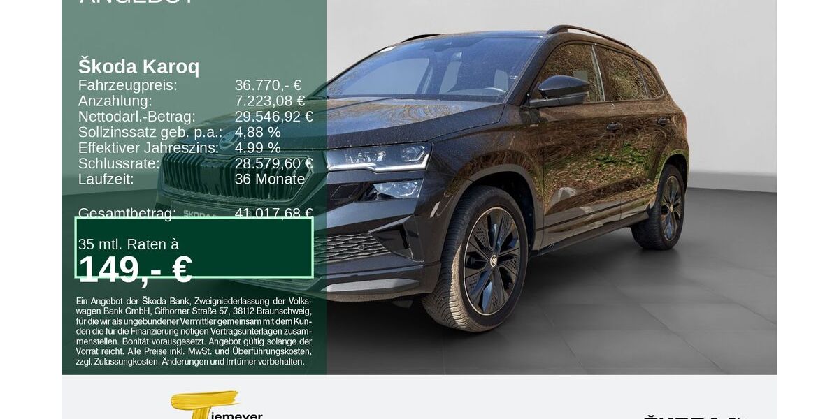 Skoda Karoq 6.162 km 35.970 &euro; Werdohl 58791