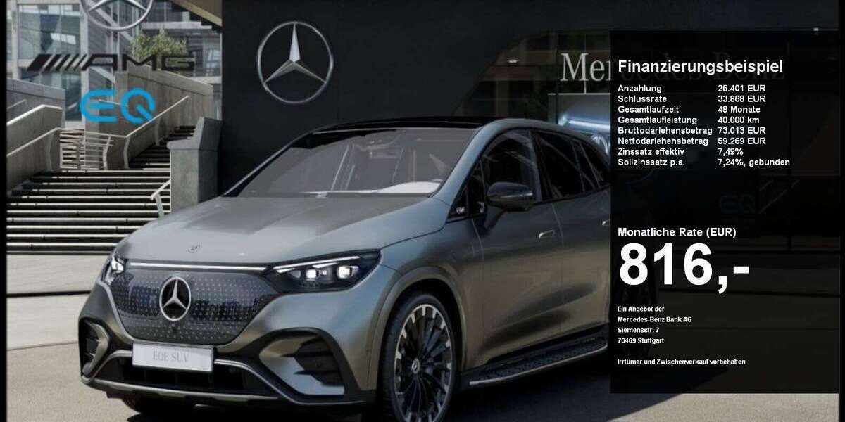 Mercedes-Benz EQE SUV 6.479 km 84.670 &euro; Lünen 44532