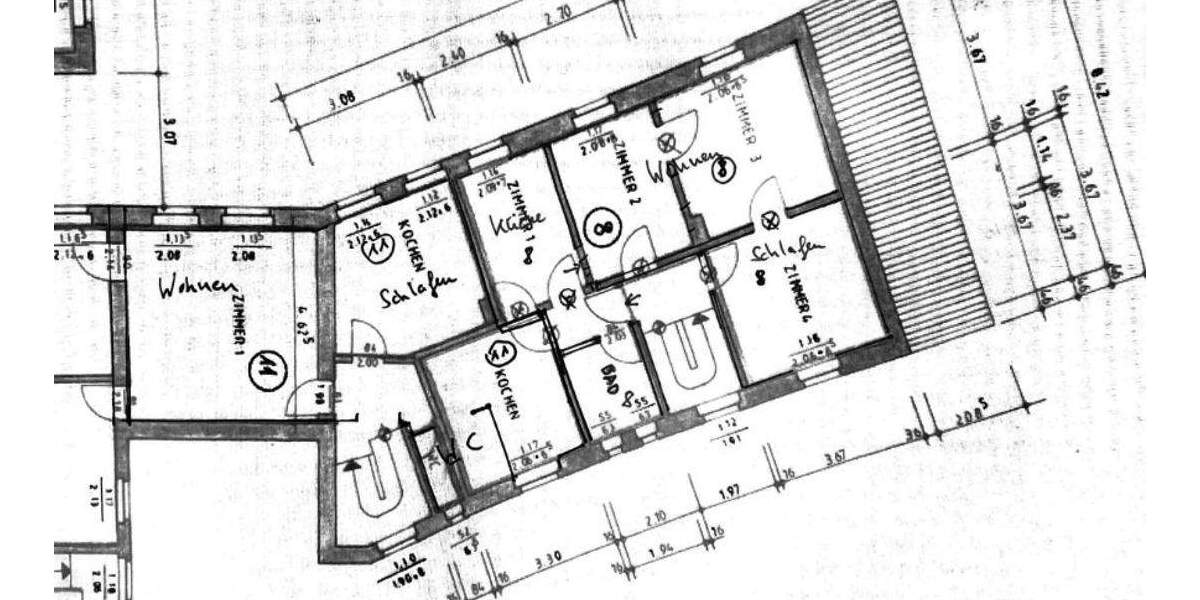 Etagenwohnung Dortmund Husen - 2 Zimmer, 54 m&sup2;, 74.000&euro; | Angebot:25915977