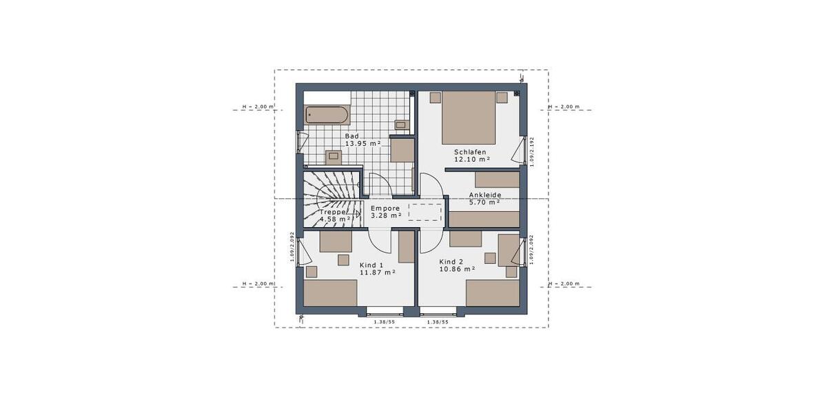 Einfamilienhaus Schwelm - 4 Zimmer, 125 m&sup2;, 1.900&euro; | Angebot:26664398