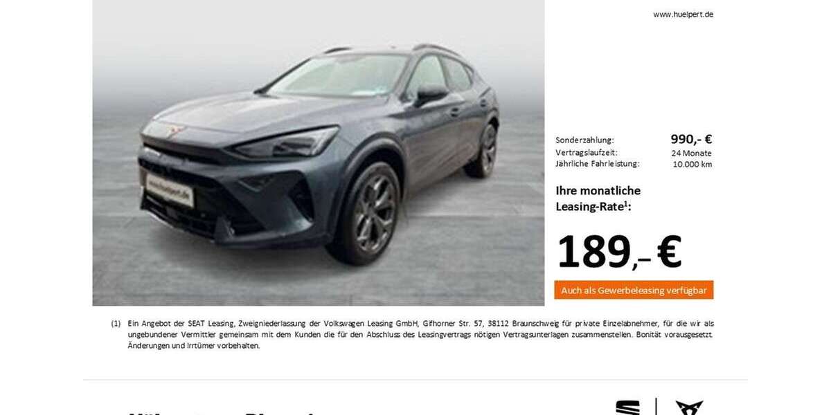 Cupra Formentor 11.747 km 30.690 &euro; Dortmund 44269