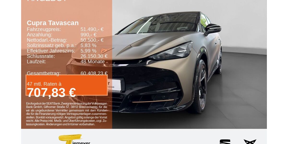 Cupra Tavascan 7.500 km 50.980 &euro; Hemer 58675