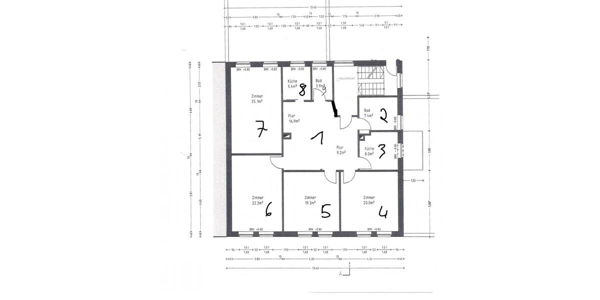 Etagenwohnung Herne Wanne-Bickern - 5 Zimmer, 140 m&sup2;, 2.600&euro; | Angebot:27577516
