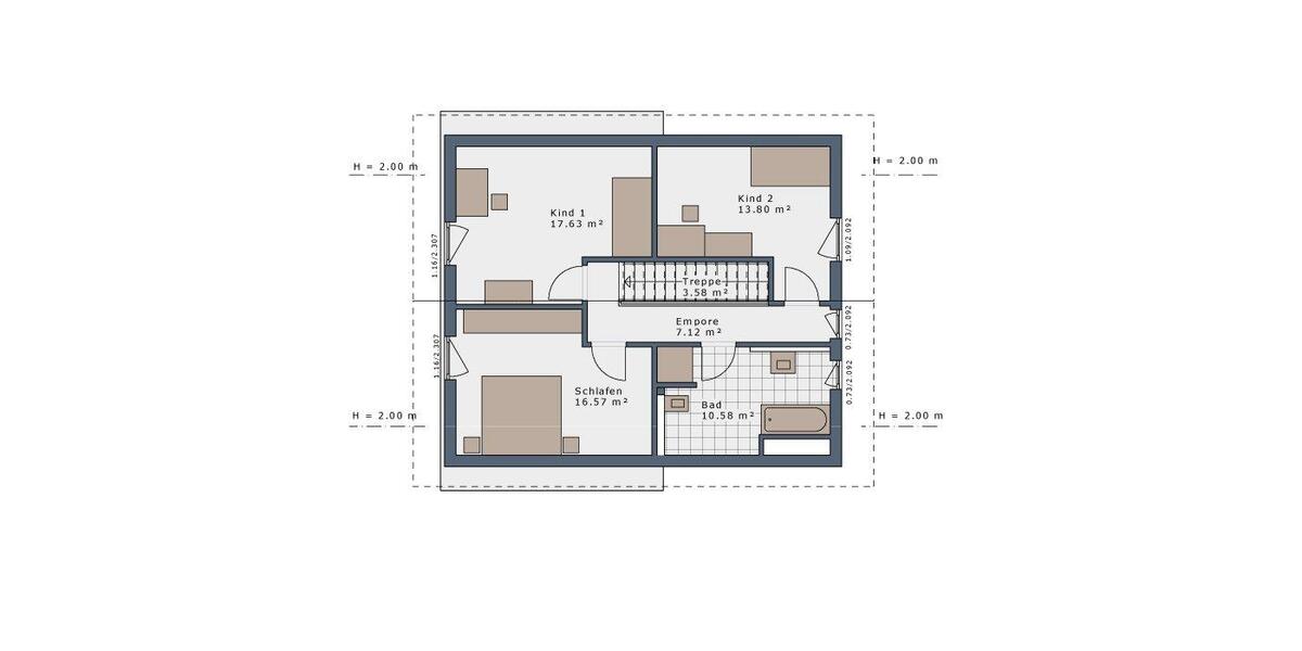 Einfamilienhaus Dortmund Hörde - 5 Zimmer, 140 m&sup2;, 2.200&euro; | Angebot:24547880