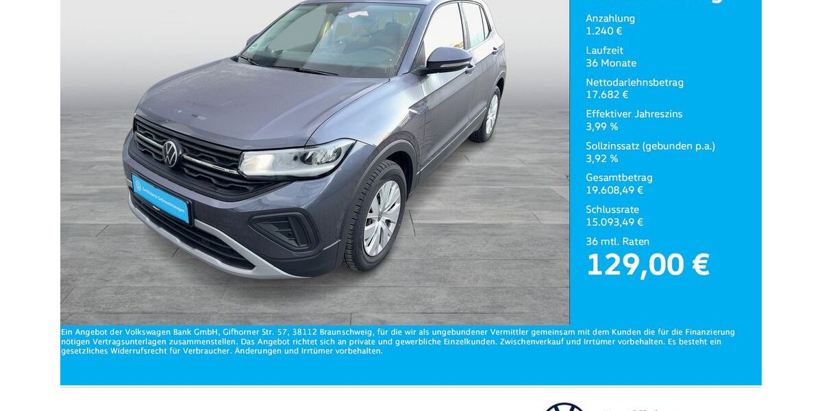 VW T-Cross 11.610 km 18.922 &euro; Dortmund 44141