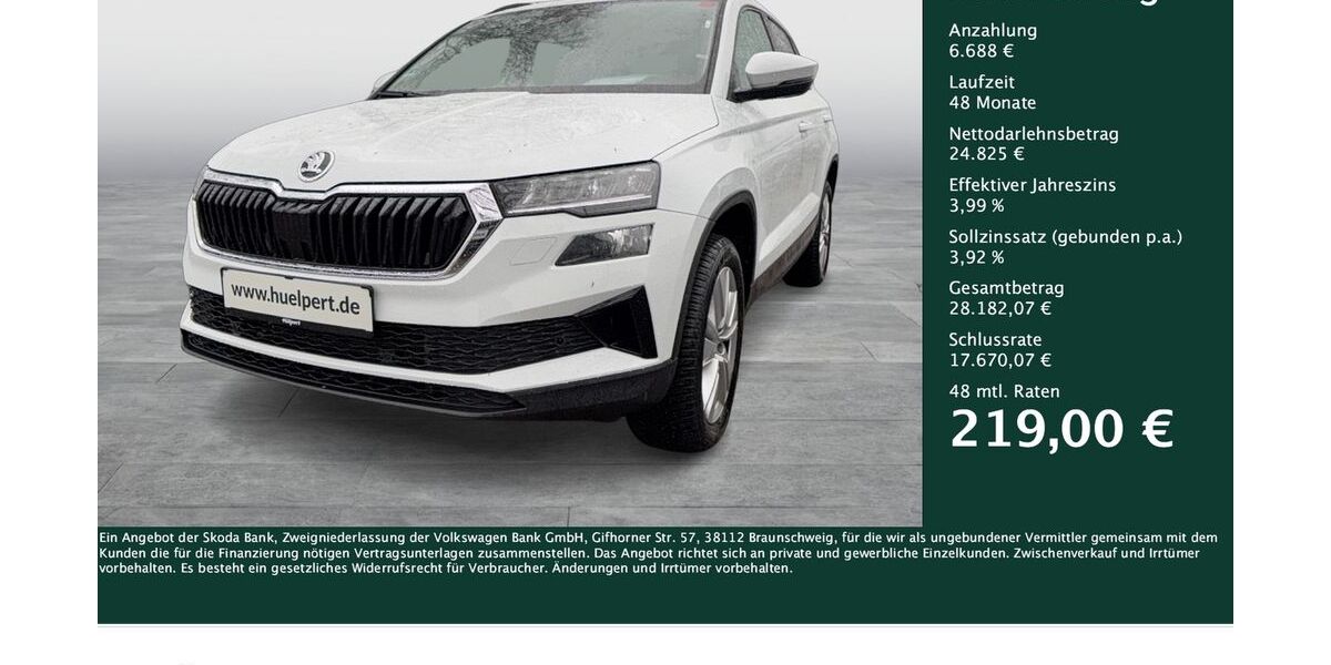 Skoda Karoq 18.401 km 31.161 &euro; Dortmund 44269