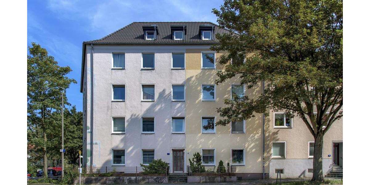 Etagenwohnung Dortmund Innenstadt West - 2 Zimmer, 59 m&sup2;, 573&euro; | Angebot:25818605