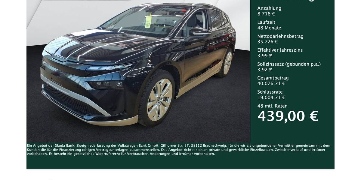 Skoda Enyaq 8.420 km 44.444 &euro; Dortmund 44309