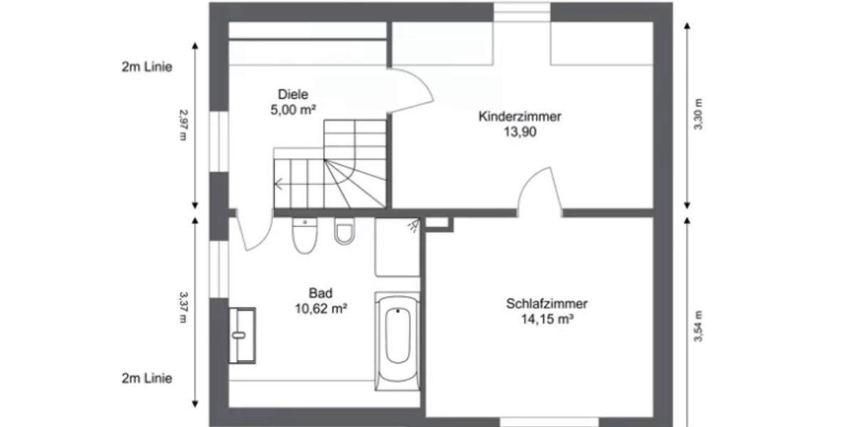 Doppelhaushälfte Remscheid Lüttringhausen - 3 Zimmer, 95 m&sup2;, 258.000&euro; | Angebot:26645283