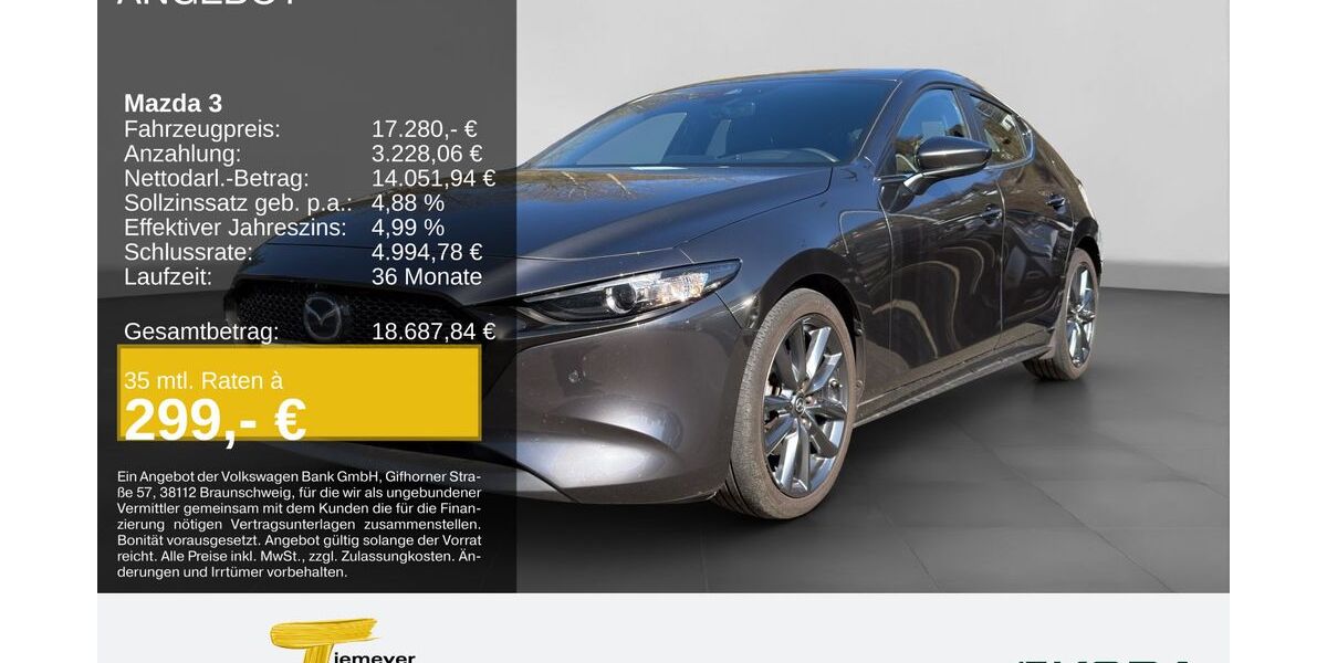 Mazda 3 32.848 km 17.280 &euro; Werdohl 58791