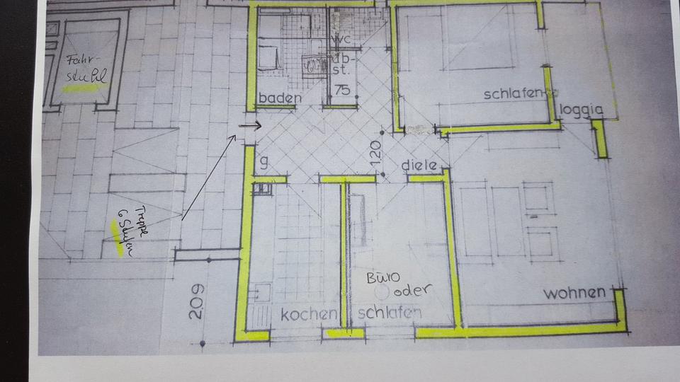 Etagenwohnung Holzwickede - 3.5 Zimmer, 77 m&sup2;, 157.000&euro; | Angebot:25991138