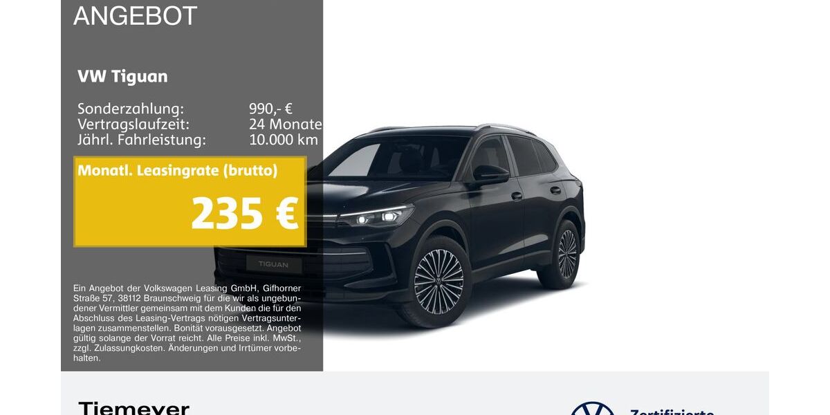 VW Tiguan 21.207 km 34.900 &euro; Bochum 44892