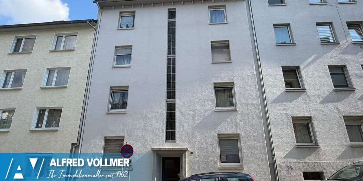 Etagenwohnung Wuppertal Gemarkung Elberfeld - 2 Zimmer, 48 m&sup2;, 360&euro; | Angebot:26748351