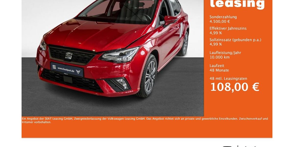 Seat Ibiza 1.990 km 22.912 &euro; Dortmund 44379