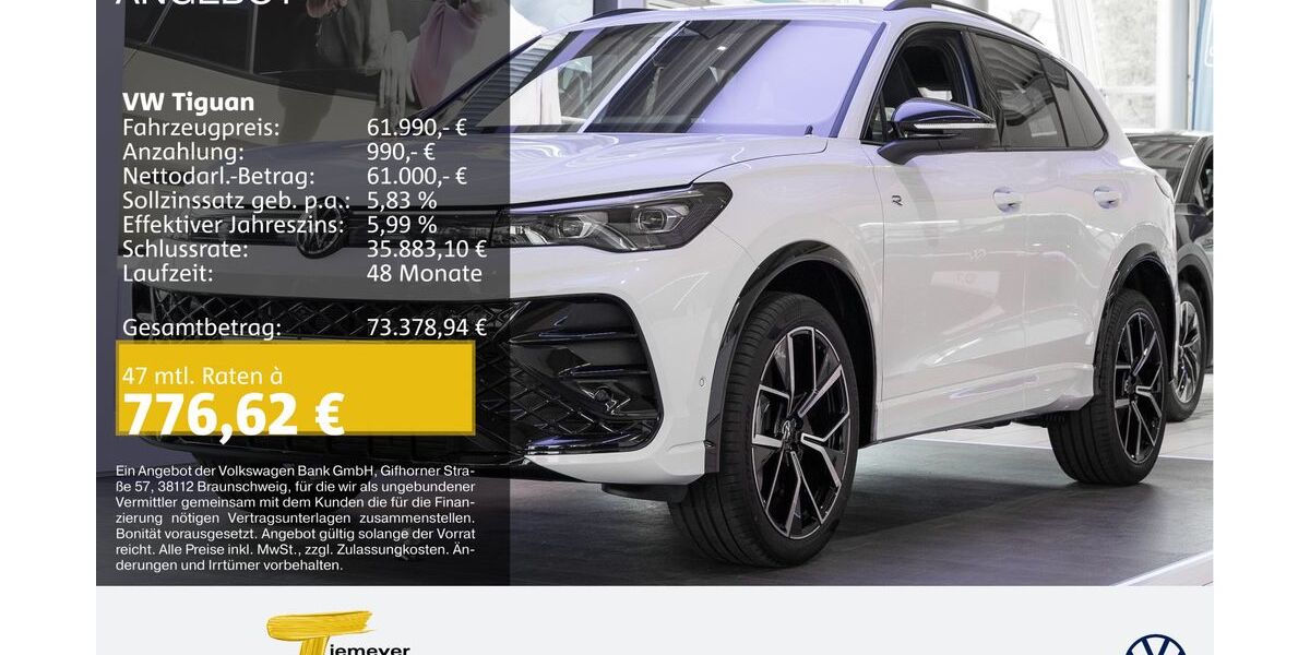 VW Tiguan 9.908 km 56.490 &euro; Herne 44653