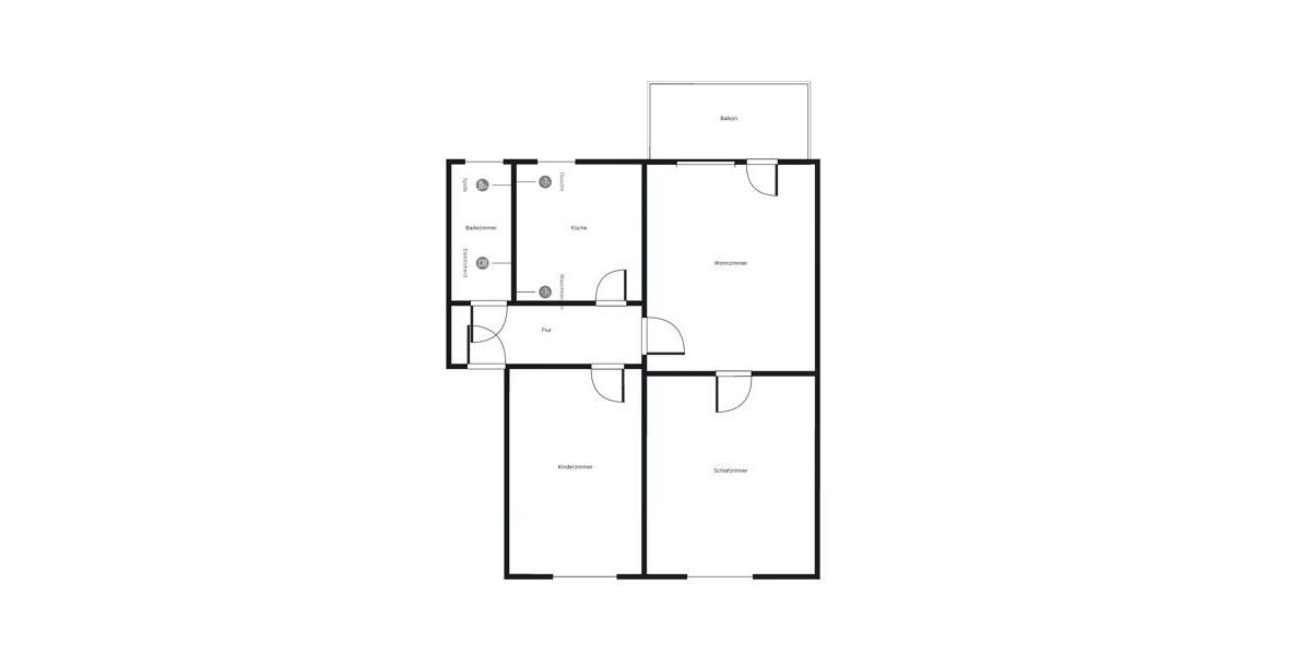 Erdgeschoßwohnung Bochum Werne - 3 Zimmer, 58 m&sup2;, 580&euro; | Angebot:26695516
