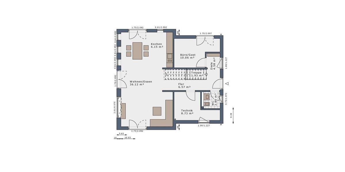 Einfamilienhaus Dortmund Eving - 5 Zimmer, 140 m&sup2;, 1.999&euro; | Angebot:24438799