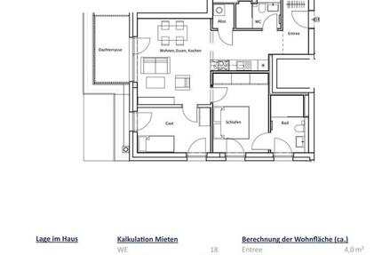Wohnung Gevelsberg - 3 Zimmer, 70 m&sup2;, 770&euro; | Angebot:25215033