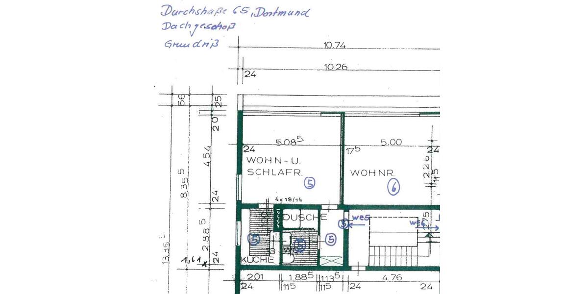 Etagenwohnung Dortmund Hörde - 1 Zimmer, 39 m&sup2;, 380&euro; | Angebot:25991594
