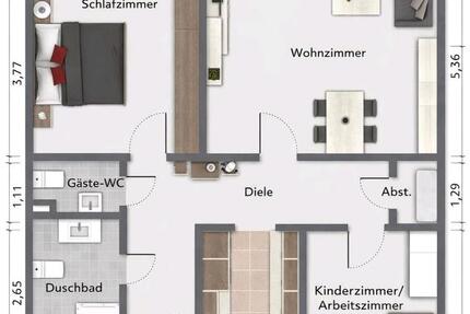 Wohnung Dortmund Innenstadt West - 3 Zimmer, 76 m&sup2;, 220.000&euro; | Angebot:26021687