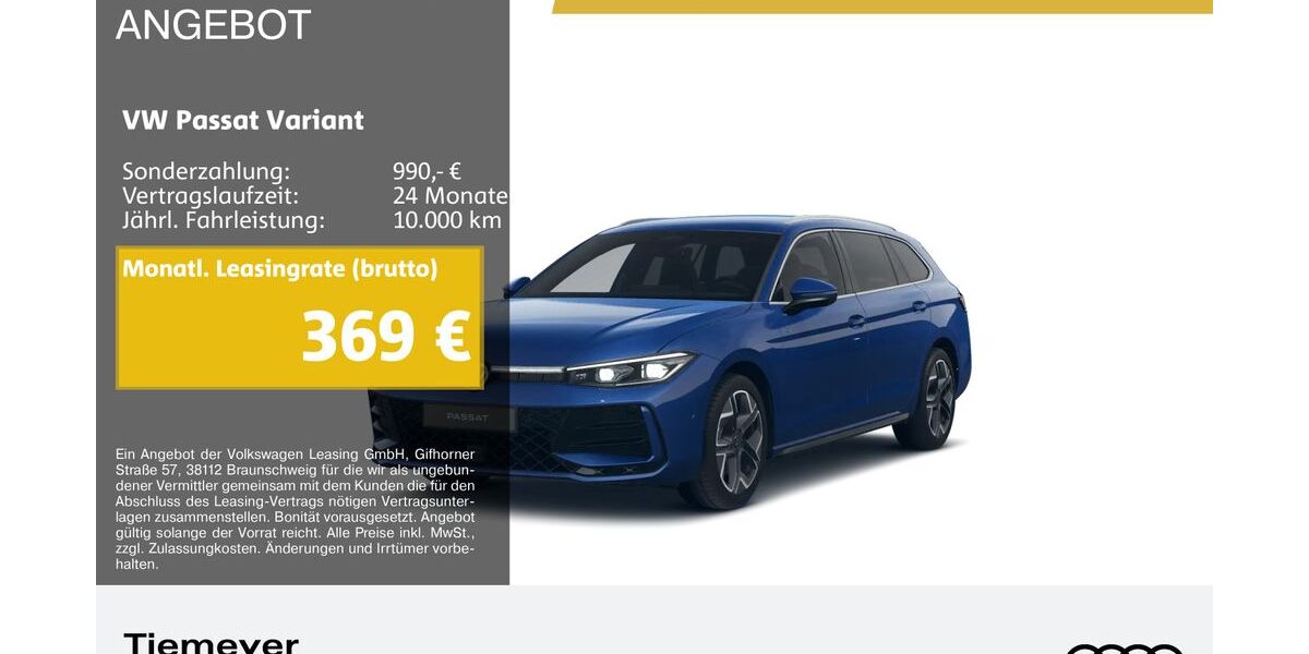 VW Passat Variant 19.806 km 42.690 &euro; Bochum 44809