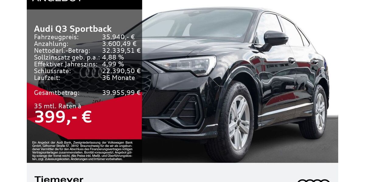 Audi Q3 4.999 km 35.940 &euro; Remscheid 42897