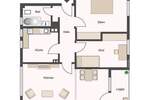 Etagenwohnung Lüdenscheid Bierbaum - 3 Zimmer, 71 m&sup2;, 422&euro; | Angebot:26745005