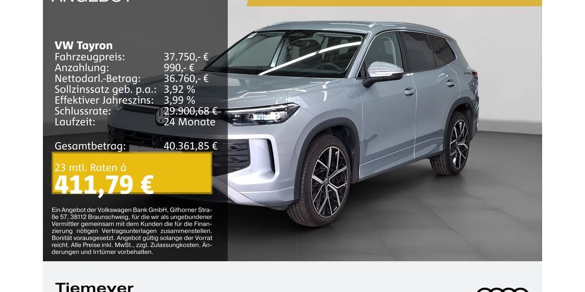 VW Tayron 13.624 km 36.950 &euro; Bochum 44809