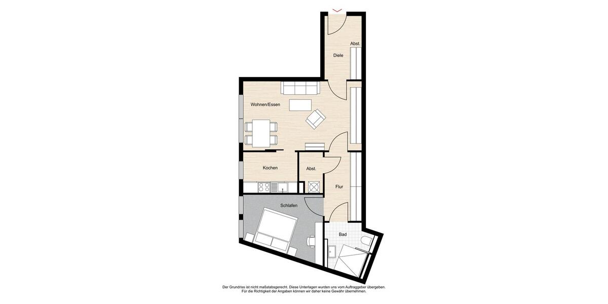 Etagenwohnung Lüdenscheid Staberg - 2.5 Zimmer, 68 m&sup2;, 616&euro; | Angebot:25378975