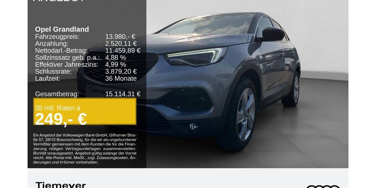 Opel Grandland (X) 67.096 km 13.980 &euro; Lüdenscheid 58511