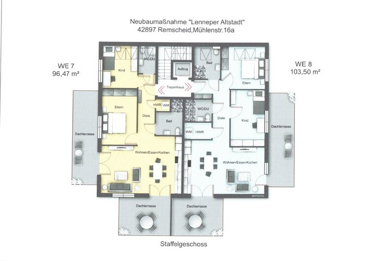 Penthouse-Wohnungen RS-Lennep - andere Wohnungstypen Remscheid Lennep | Angebot:16733967