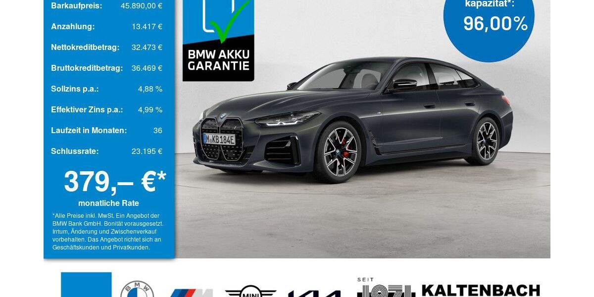 BMW i4 13.406 km 45.890 &euro; Werdohl 58791