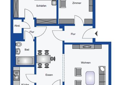 Wohnung Dortmund Scharnhorst - 4 Zimmer, 72 m&sup2;, 1.000&euro; | Angebot:25457255