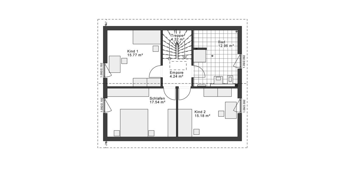 Einfamilienhaus Hagen Hagen-Mitte - 4 Zimmer, 140 m&sup2;, 1.500&euro; | Angebot:26611580