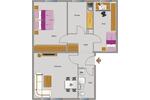 Etagenwohnung Dortmund Innenstadt Nord - 3.5 Zimmer, 63 m&sup2;, 529&euro; | Angebot:25877318