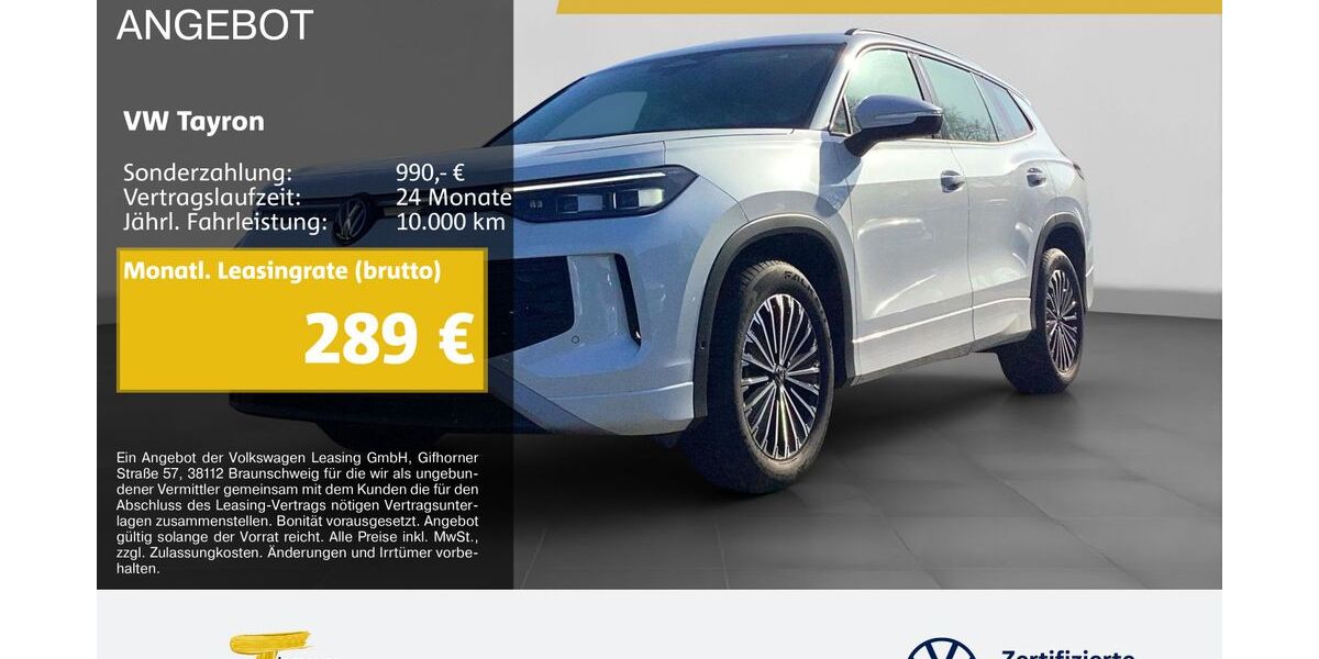 VW Tayron 20.542 km 35.290 &euro; Herne 44653