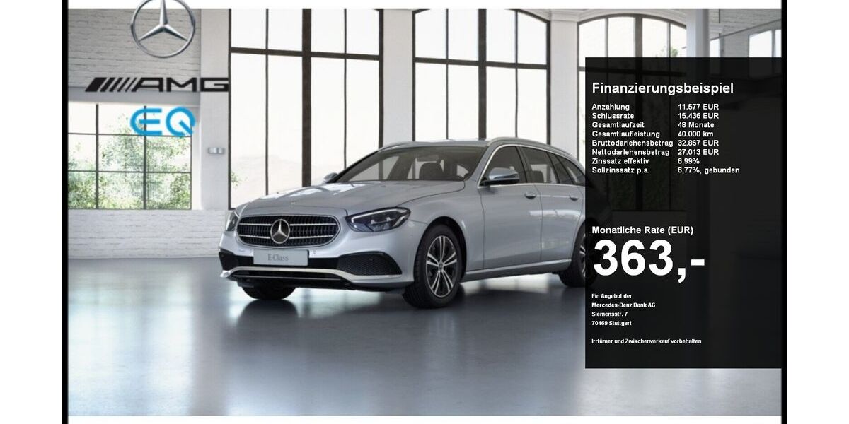 Mercedes-Benz E 220 8.487 km 38.590 &euro; Unna 59423