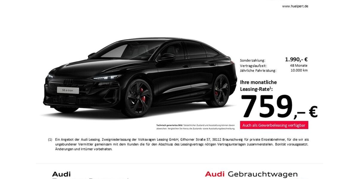 Audi S6 e-tron 7.464 km 88.998 &euro; Dortmund 44143