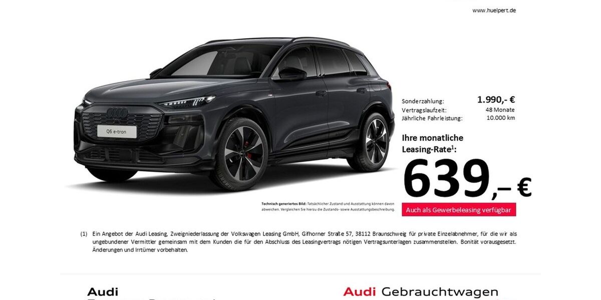 Audi Q6 e-tron 11.268 km 72.236 &euro; Dortmund 44143