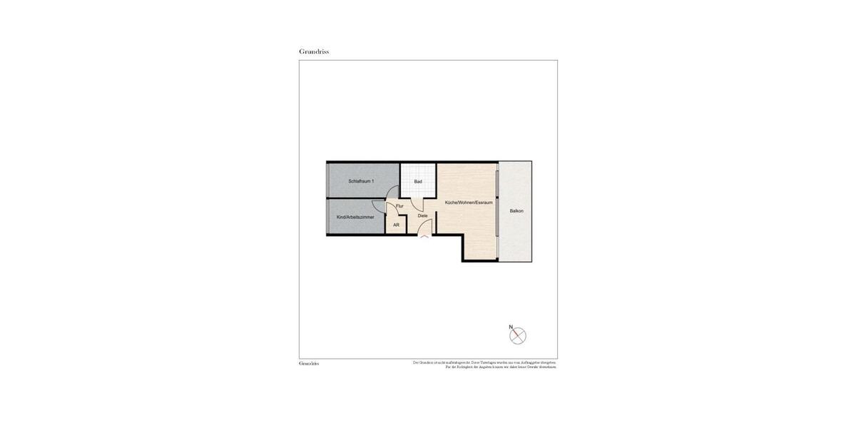 Etagenwohnung Wuppertal Arrenberg - 3 Zimmer, 73 m&sup2;, 1.460&euro; | Angebot:22135751