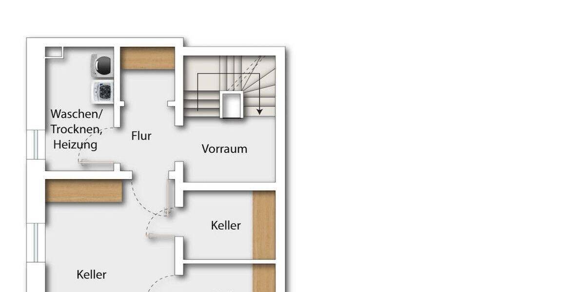 Reihenmittelhaus Hattingen Bredenscheid-Stüter - 3 Zimmer, 135 m&sup2;, 1.693&euro; | Angebot:25708877