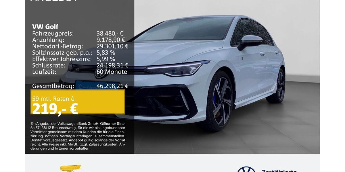 VW Golf 22.880 km 38.480 &euro; Herne 44653