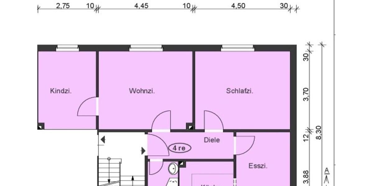 Etagenwohnung Halver - 2 Zimmer, 68 m&sup2;, 634&euro; | Angebot:20633105
